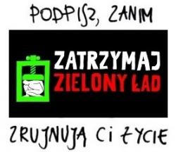 W sobot (1 czerwca) na targowisku w Konstantynowie dzkim bd prowadzone akcje STOP PODWYKOM oraz STOP ZIELONEMU ADOWI Podpisy zbierane bd przez Prawo i Sprawiedliwo