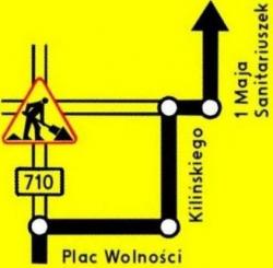 Remont drogi wojewdzkiej 710 w Konstantynowie dzkim od 24 wrzenia do poowy grudnia